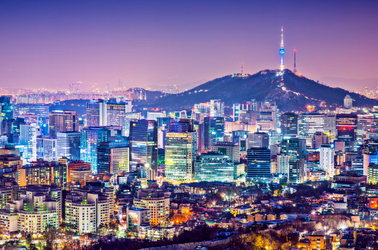 A photo of Seoul city
