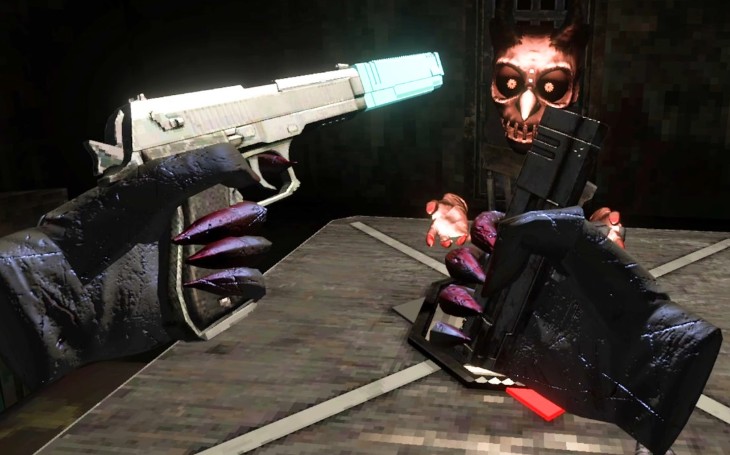 Shoot the demon at the table! It's time to take a chance! ๐ซ