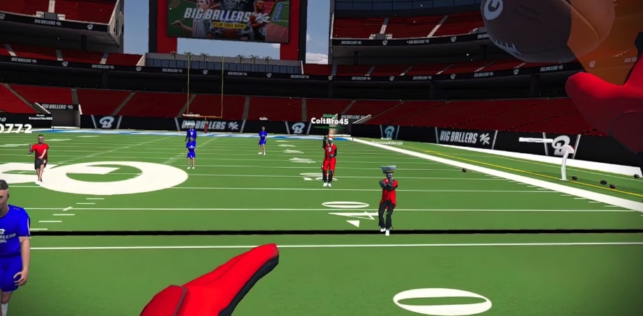 Let's play American football. Ready to pass?
