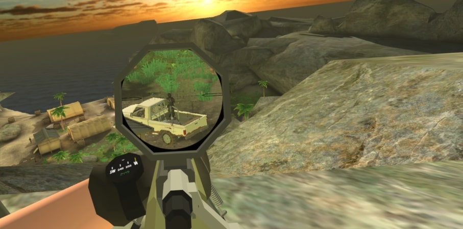 Take on foes with night vision in an intense indoor showdown!