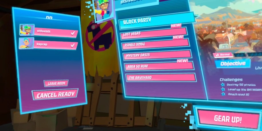 Swing at a piñata exploding with sweets in an epic VR showdown!
