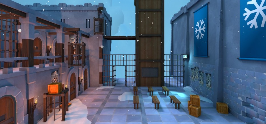 Scale a towering Soviet penguin in an icy hellscape thrills await!
