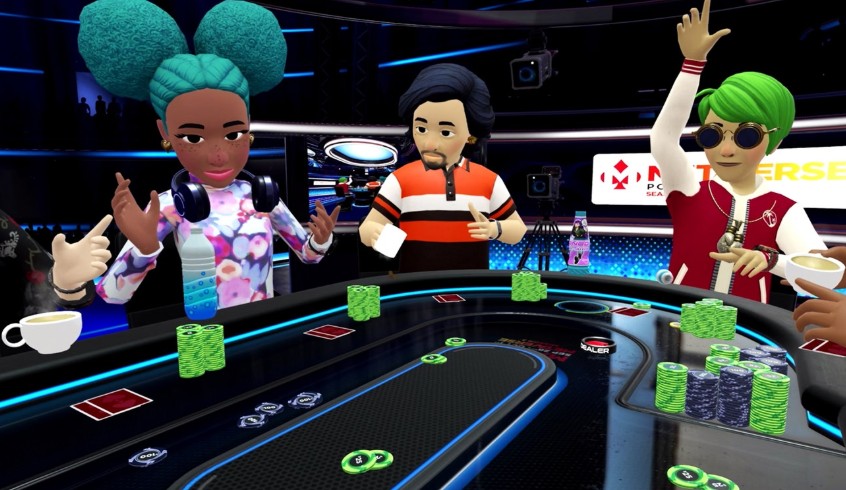 Here comes another free game for Meta Quest, a simulated casino game with poker, blackjack, slots and roulette!