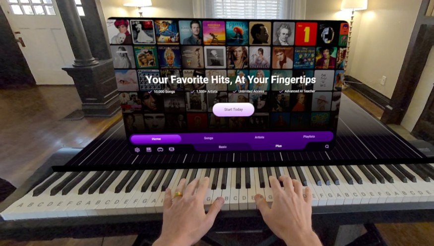 Turn any surface into a virtual piano with hand tracking!