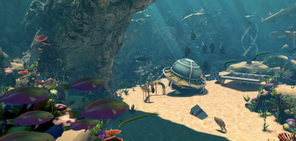 The game combines scientific elements with an empathetic impact! Save the reefs, clean the ocean of plastic!