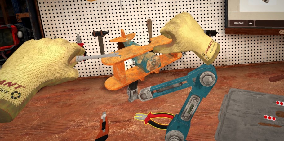 Unlike action games, it focuses on practicality: the physics of tools, materials!