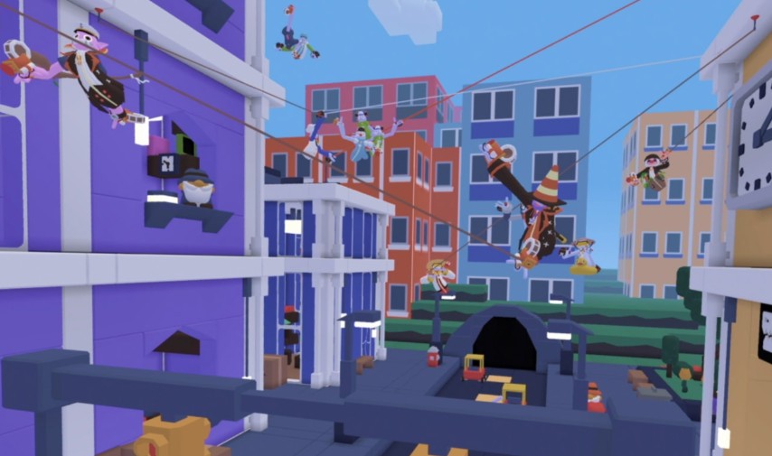Use Quest 3 and continuous scanning technology (as in Hauntify) to create worlds with variable physics: a couch becomes a castle, a table becomes lava!