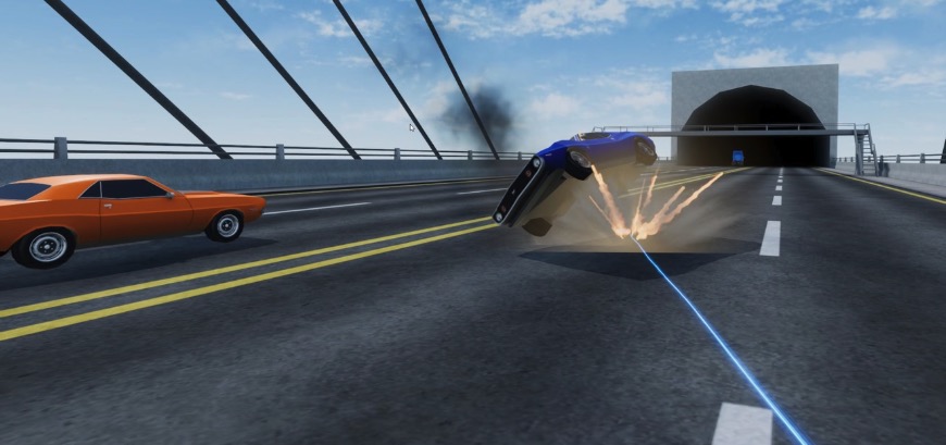 Just for fun, I made some kind of laser gun and went to the highway. It was a cool experience, of course 😅