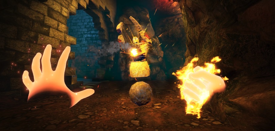 Fireballs? Oh yeah, here you can feel the full power of pyromancy!