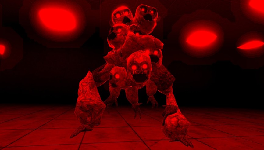 An adaptive AI monster learns the player's behavior by changing tactics, and room warping technology (powered by Quest 3's Depth API) transforms real furniture into horror elements!!!