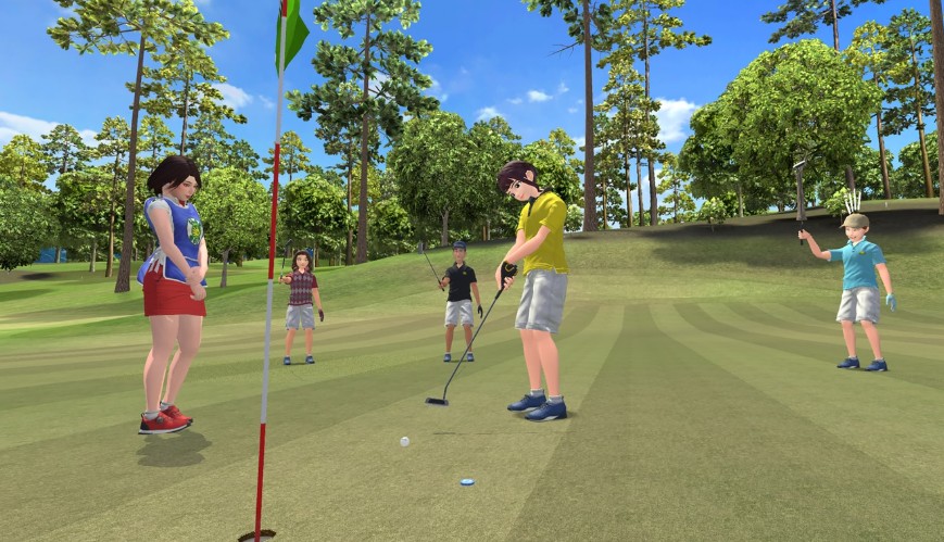 Compete with friends! And also keep in mind that the game has precise swing tracking. And a very well-designed relief!