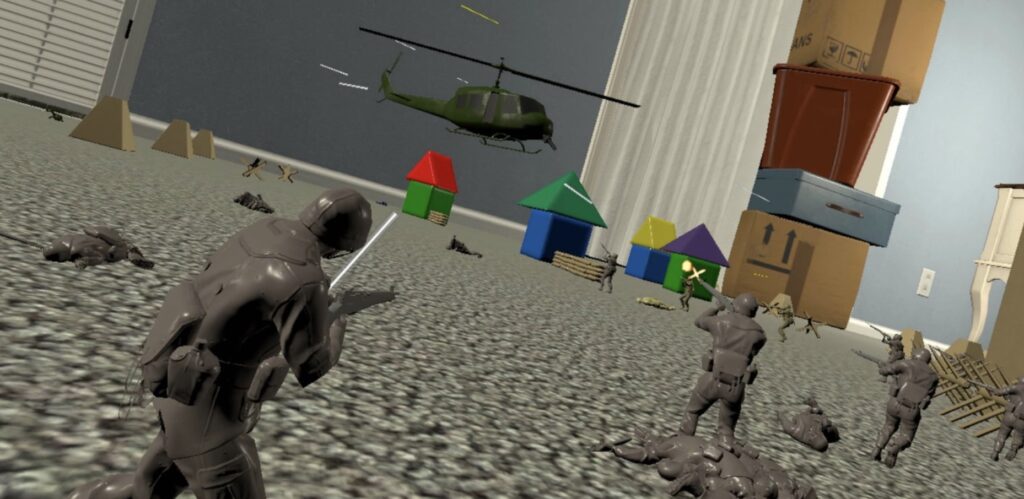 Toy soldiers come alive in full VR immersion!