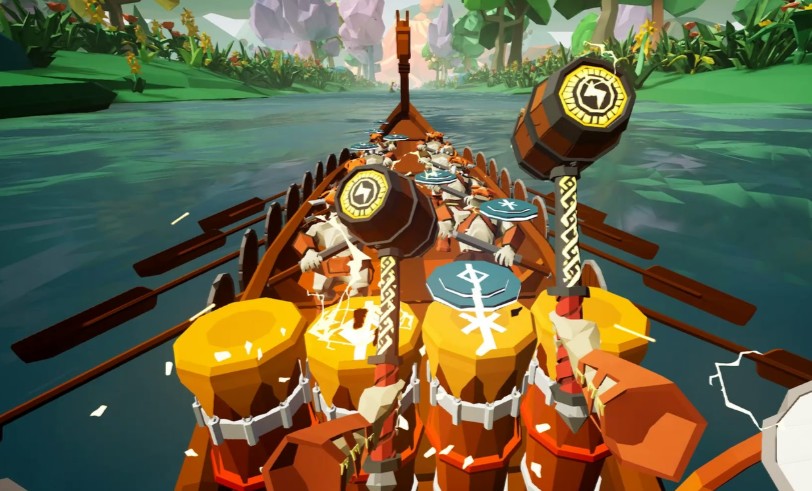 Every perfect strike boosts your longship’s speed!