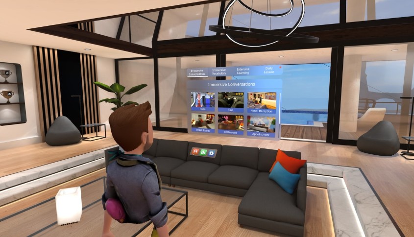 Mondly VR tracks pauses, mistakes, and even non-verbal cues for personalized challenges.