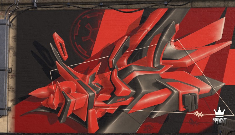 Multiplayer supports 8 artists painting walls together in real-time.
