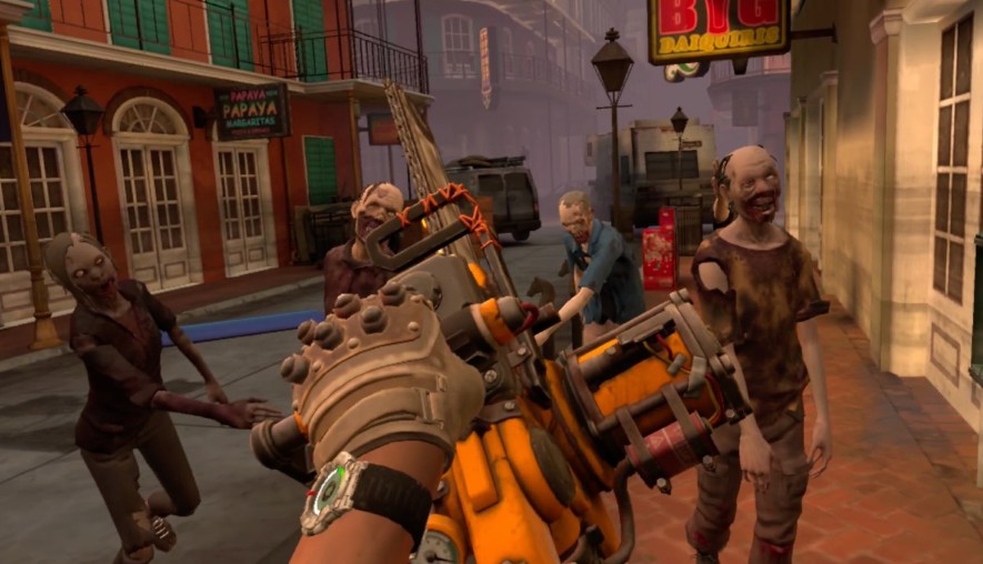 Hyper-realistic physics and 3D audio make every sound a threat.