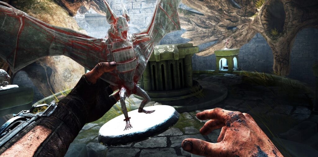 Two players climbing one giant shift its balance, enabling unique strategies.