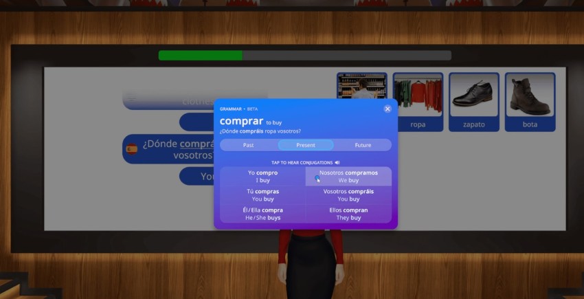 Virtual scenarios include cultural gestures - from bows in Japan to personal space in Turkish markets.