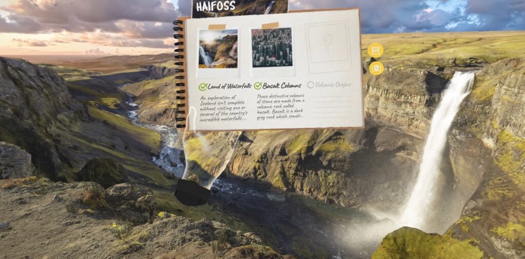 Itâs instant globetrotting: slip on the headset and youâre peering over a virtual Yosemite cliff!