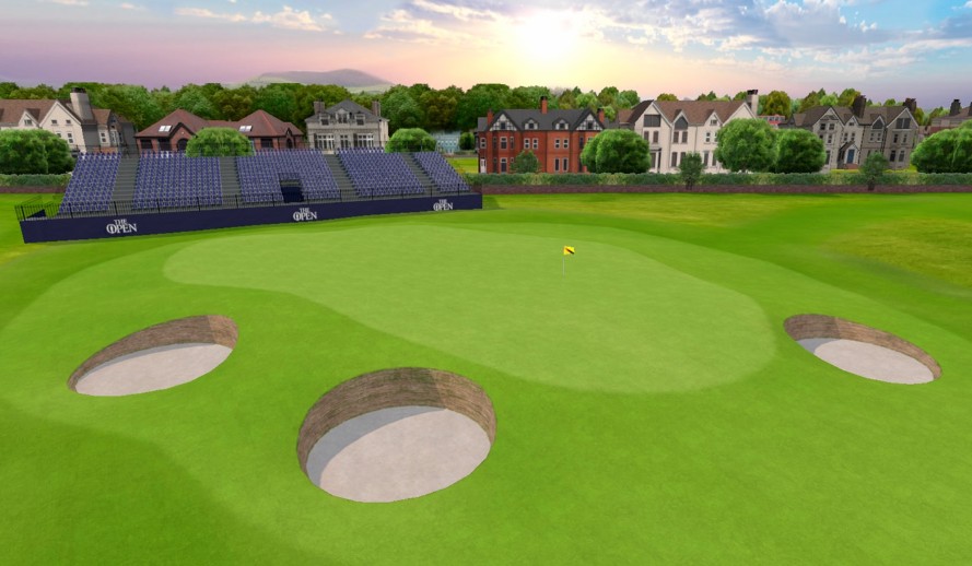 Championship courses like Pebble Beach & Augusta in VR.