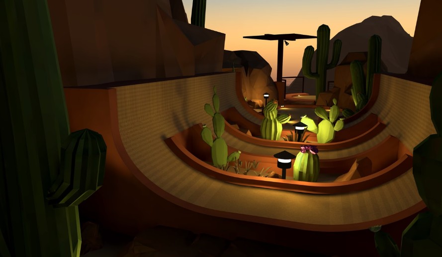 Cross-platform multiplayer lets Quest users tee off with PC VR players seamlessly.
