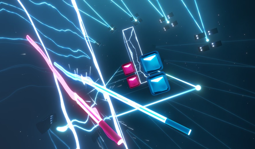 Official tracks from artists like The Weeknd and Imagine Dragons are beat-mapped for perfect flow and immersion.