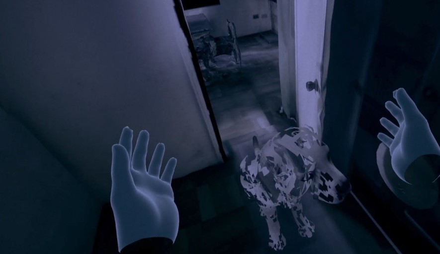 Uses hand tracking and mixed reality to let players physically reconstruct memories.
