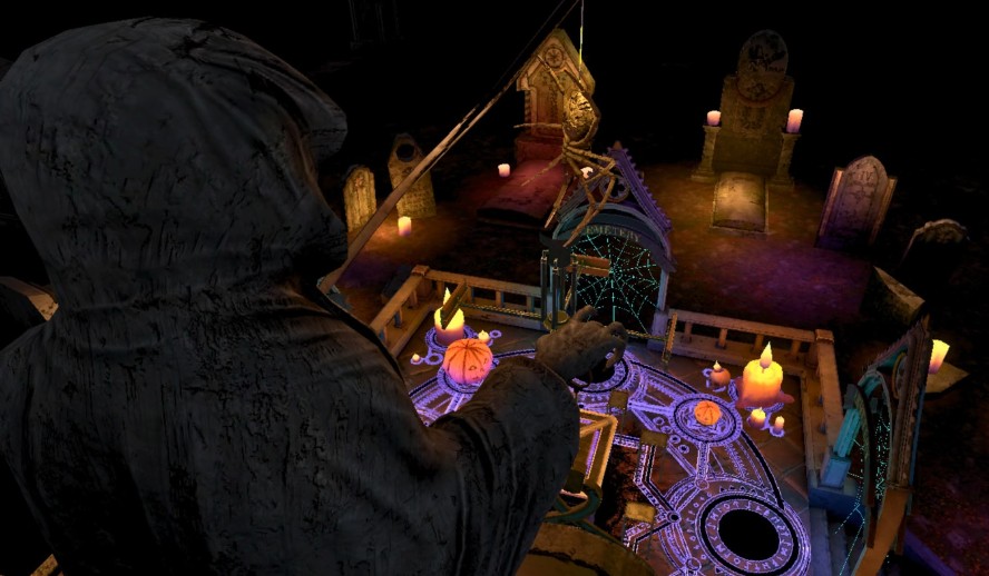 The revolver’s haptics change depending on chamber position - an empty click vs. a live round feel radically different.