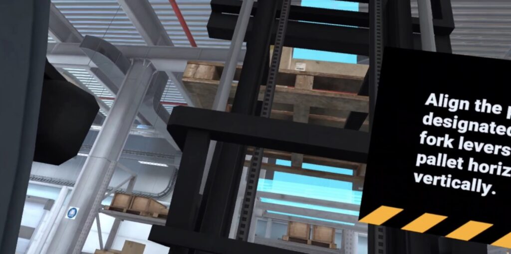 BSDXR simulates forklift dynamics with precision - from load center shifts to tire pressure and hydraulic response.