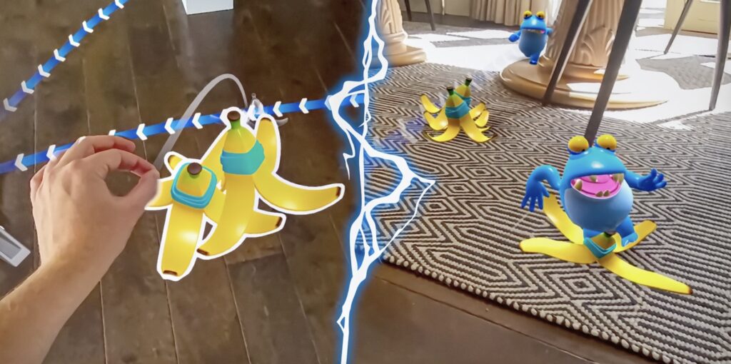 Critters use MR pathfinding across your real room - climbing bookshelves, hiding under tables, using your furniture.