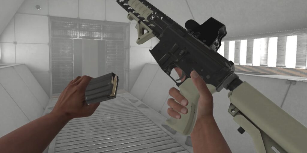 BONELAB's physics system allows grenades to bounce back and destroy your own cover.