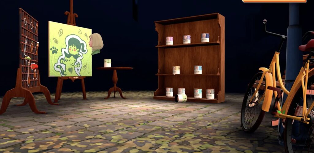 VR painting bypasses UV unwrapping - you paint directly on 3D surfaces with real-time lighting.