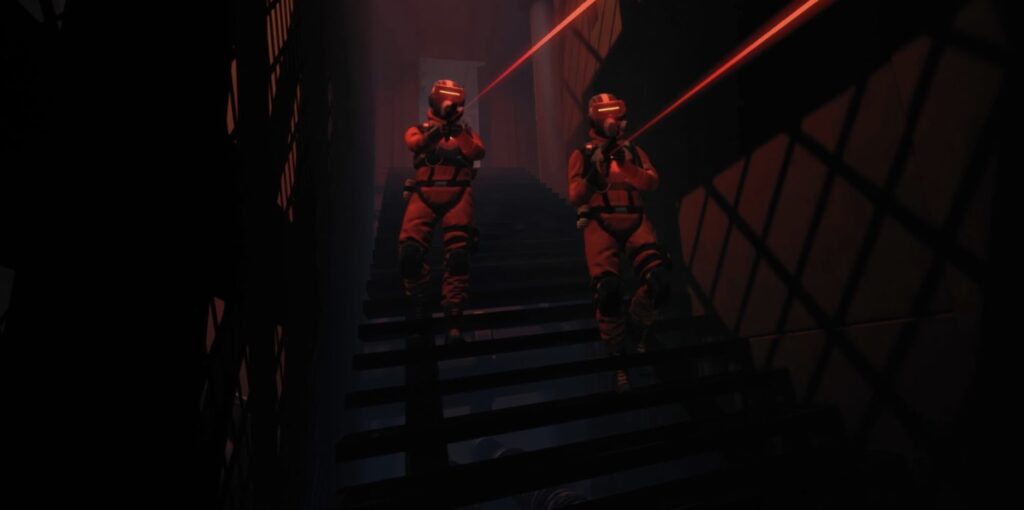 Low-poly mannequins amplify uncanny dread by triggering autonomophobia fear of human-shaped statues.