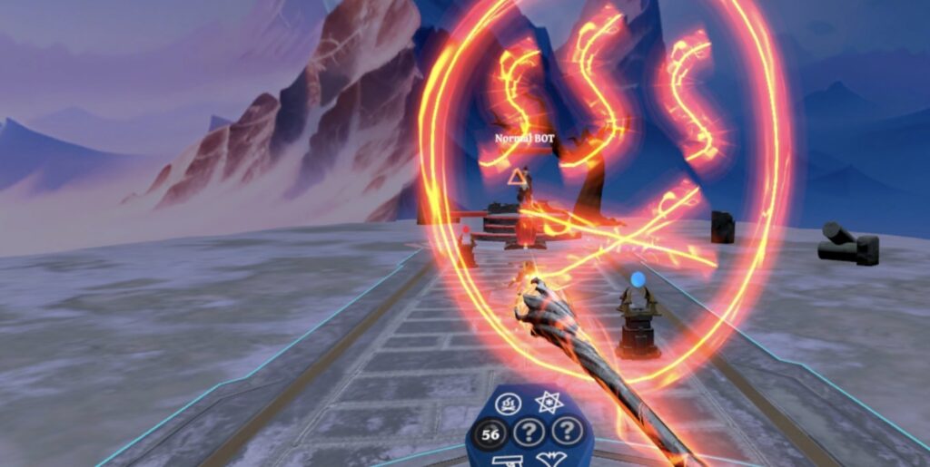 It’s a free VR MOBA designed to hook you in the first 60 seconds of your very first duel.