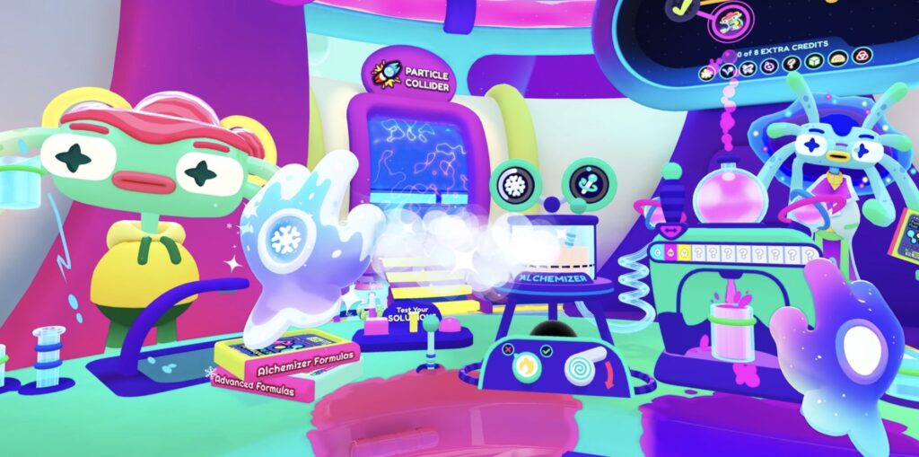 The game includes 500+ interactive objects, enabling chain-reaction physics and emergent comedy.