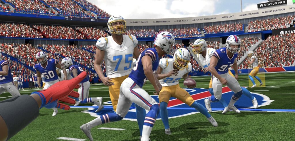 Official NFL licensed title - first full NFL VR football with real teams, players, stadiums (SoFi, Lambeau Field etc.) and authentic ball/collision physics.