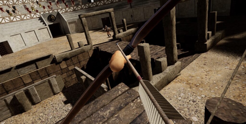 Combat relies on true physics, requiring precise blade angles for parries and deliberate strike arcs.