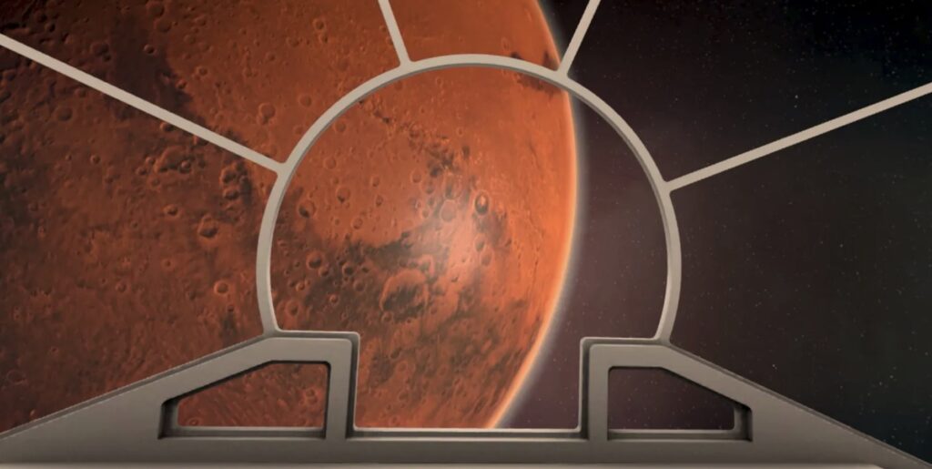 Jetpack & massive open world - explore towering cliffs, canyons, and dust storms with a jetpack, traversing vast Martian landscapes for resources.