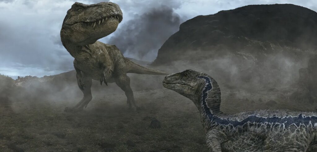 Smart AI dinosaurs - Blue raptor analyzes posture, hand twitches, escape paths; repeat routes → she ambushes; real-time generative behavior, no scripts.