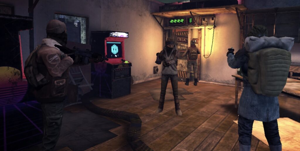 On the Hollywood map, the team got pincered by six Snowbreakers near the frozen ruins of the Chinese Theatre after going for loot.