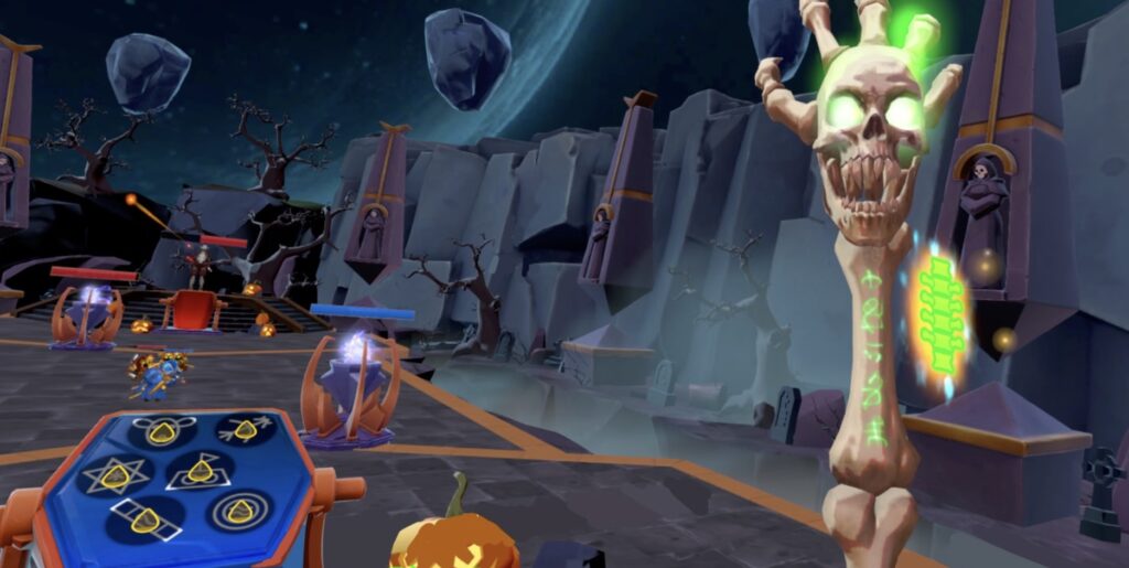 Objectives are streamlined: shatter the enemy’s central crystal or hold three control zones for a continuous 60-second countdown.