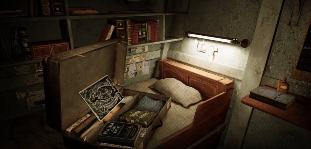 Co-op as a trap - up to 4 players, but blizzards cut comms and visibility your partner vanishes from sight and voice; pre-agreed signals (raised fist = stop, hand on heart = danger) are essential.