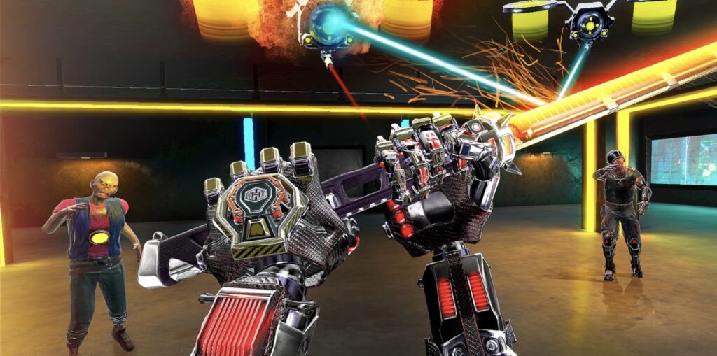 Overstacking high-drain implants can leave you completely out of stamina mid-fight, turning you into a high-tech statue while basic bots tear you apart.