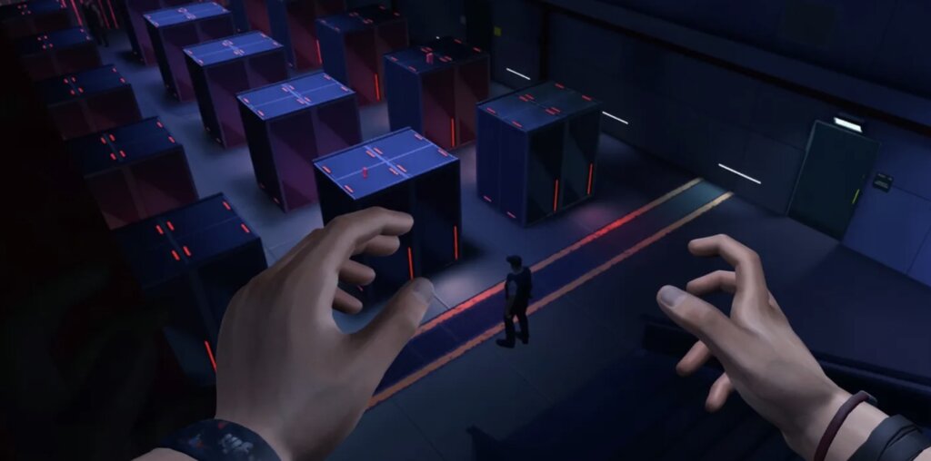 Hitting 50 Corruption triggers visual changes like smeared peripheral vision and cracked-looking skin in mirrors.