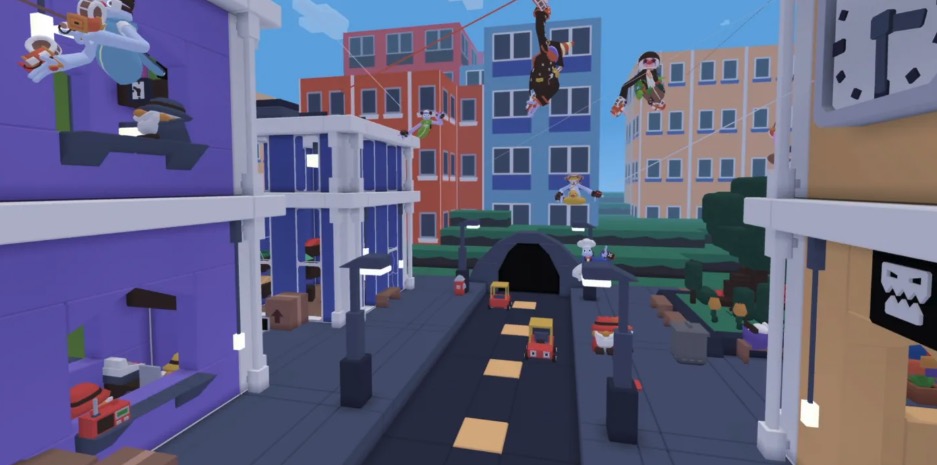 In prop hunt, players morph into objects with size-matched hitboxes (a small cup is stealthier than a couch), while gadgets like heat vision can reveal disguised players.