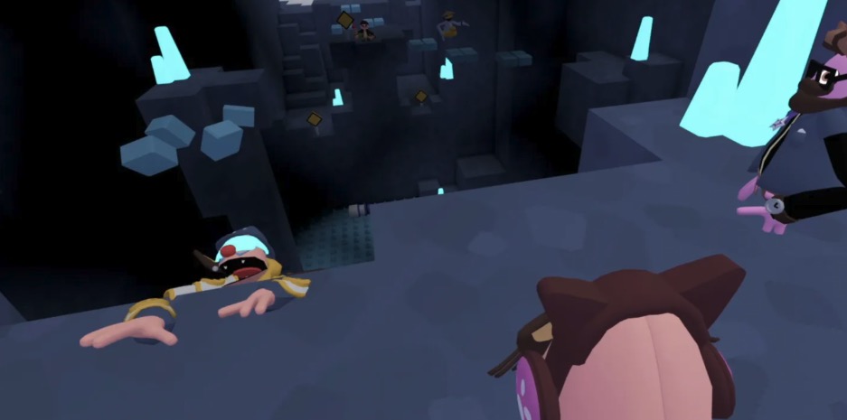 It emphasizes hand tracking and natural gestures to lower the learning curve and make coordination/taunting feel social without complex button maps.