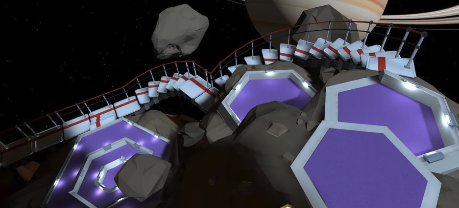 Comfort/performance is highlighted: it runs at 90Hz on Quest 2 and includes comfort options like vignetting.