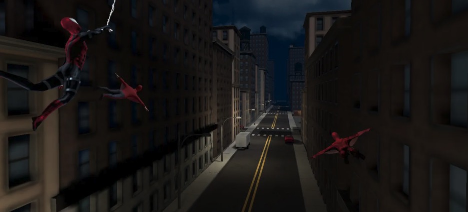 Eating spiders is a real power-up: it grants 15 seconds of +30% movement speed and can be chained for race wins.